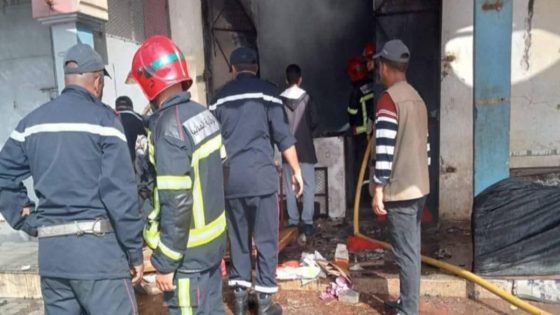 اندلاع حريق في مطعم نواحي الحسيمة