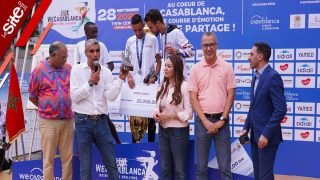 إلياس فيفا وليكينا أمباو أييل يتوّجان بسباق “10 كلم الدولي BY WeCasablanca”