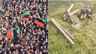 أسلحة وهراوات في صفوف جماهير الجيش الملكي وهي متجهة صوب “دونور”- صورة