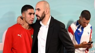 الركراكي يحسم موقف حكيمي قبل مباراة زامبيا