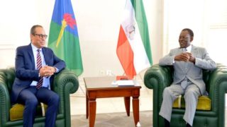 رئيس جمهورية غينيا الاستوائية يستقبل أعمارة