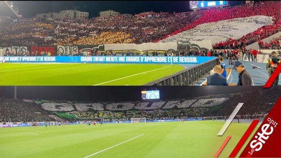 مواجهة من نوع آخر.. تيفوهات خيالية بين جماهير الوداد والرجاء- فيديو