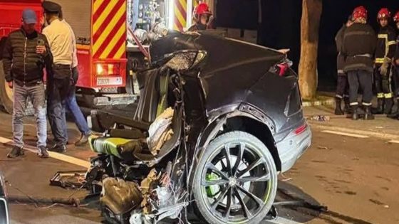 حقيقة وفاة رابور مغربي في حادث “لامبورغيني” عين الذياب -صور