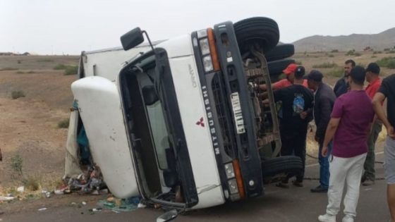 انقلاب شاحنة يودي بحياة زوجين نواحي طنجة