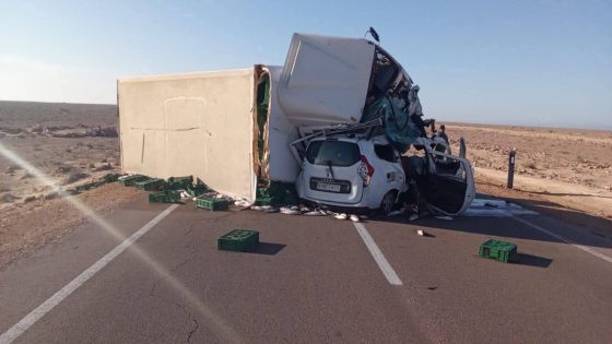4 قتلى في حادث انقلاب شاحنة على سيارة جنوب بوجدور