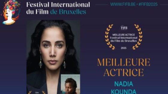 نادية كوندا تحقق جائزة جديدة