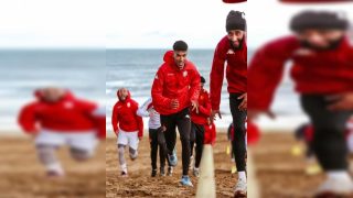 بعد الغابة.. الوداد ينقل تدريباته إلى الشاطئ