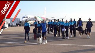 استقبال كبير.. لحظة وصول المنتخب الغابوني لمطار أكادير استعدادا لكان 2025 بالمغرب -فيديو