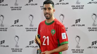 بركاوي أفضل لاعب في مباراة المغرب وجزر القمر