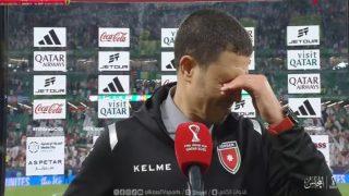 رغم التأهل.. السلامي يبكي بعد تأكد غياب نجم الأردن عن مونديال 2026 -فيديو
