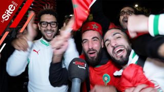 فرحة واحتفالات للجمهور المغربي ورغبة في مواجهة الجزائر في نصف نهائي “الكان” – فيديو