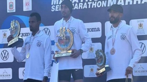 العداؤون المغاربة يسيطرون على المراكز الأولى لماراطون مراكش الدولي