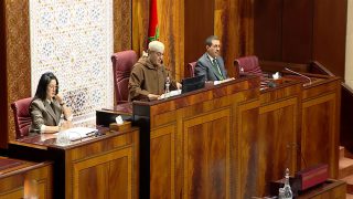 المعلق المغربي جواد بادة يحضر في الجلسة الأسبوعية لمجلس النواب