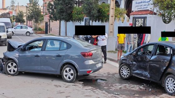 اصطدام بين ثلاث سيارات يخلف جرحى بأزمور