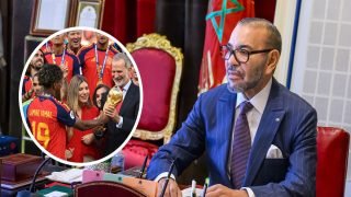 الملك محمد السادس يهنئ ملك إسبانيا بعد التتويج بكأس العالم