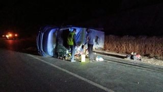 إصابة 23 سيدة إثر انقلاب حافلة كانت تؤمن رحلة نسائية نواحي الدريوش