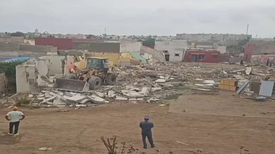 دار بوعزة…إزالة ما تبقى من مساكن «كاريان بنعبيد»