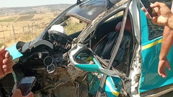 مصرع شخصين إثر اصطدام “طاكسي” بـ 3 سيارات بطنجة
