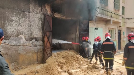 احتراق مستودع كيميائي يستنفر سلطات “الهراويين”