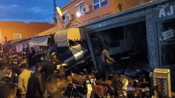شاحنة تقتحم مقهى ببركان – لوسيت أنفو بالعربية